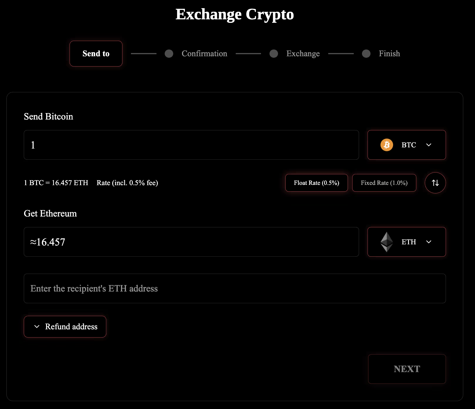 2. Enter Transaction Details